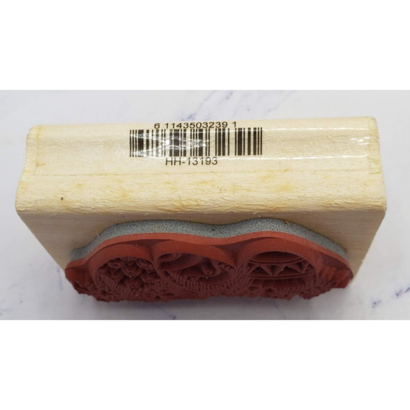 Easter Eggs In Field Uptown Rubber Stamps Wood Mounted Stamp E13193 - Picture 7 of 9
